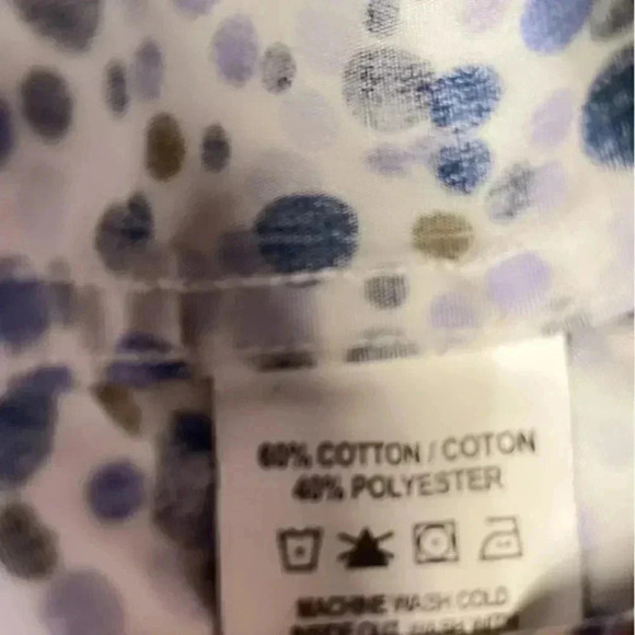 Sondergaard abstrect dot patterned button down long sleeve dress shirt 14.5 - Picture 5 of 5